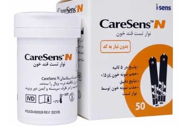 نوار تست قند خون CareSens N